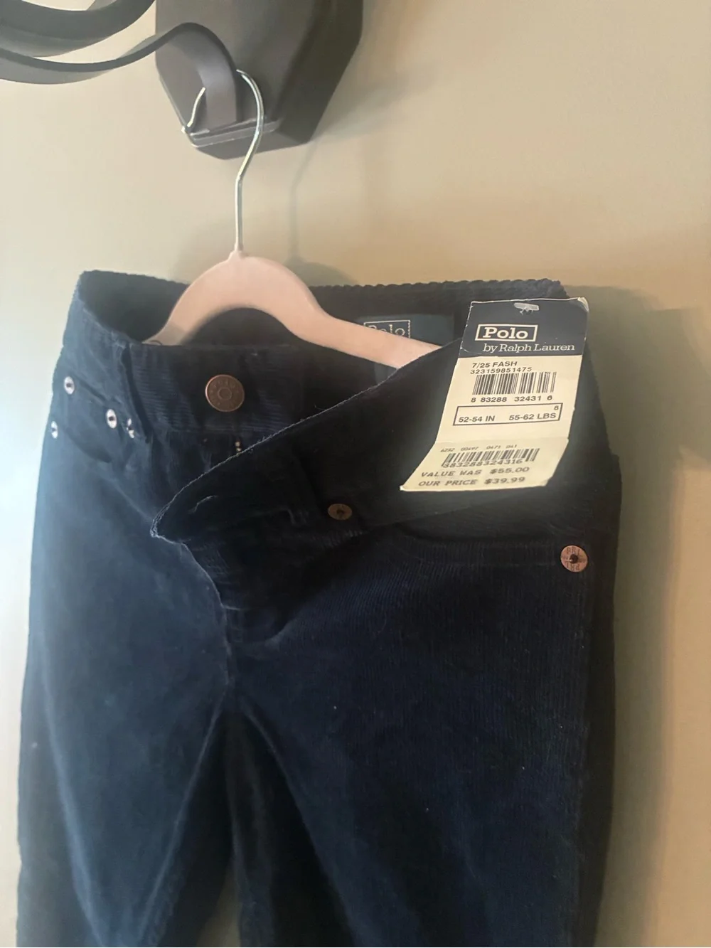 Ralph Lauren Polo Navy Corduroy Kids Pants new with tags!